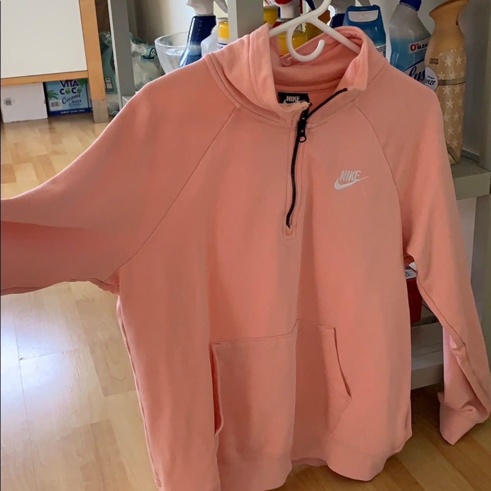 Nike quarter sleeve crew neck sweatshirt